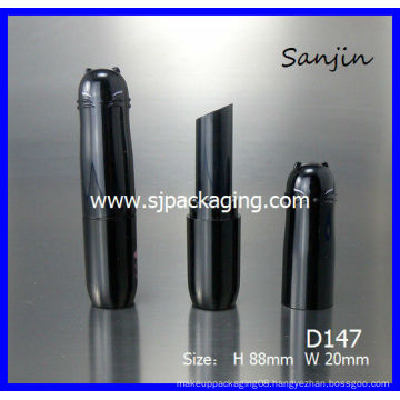 2013 new product custom lipstick container black lipstick for children slim lipstick tube